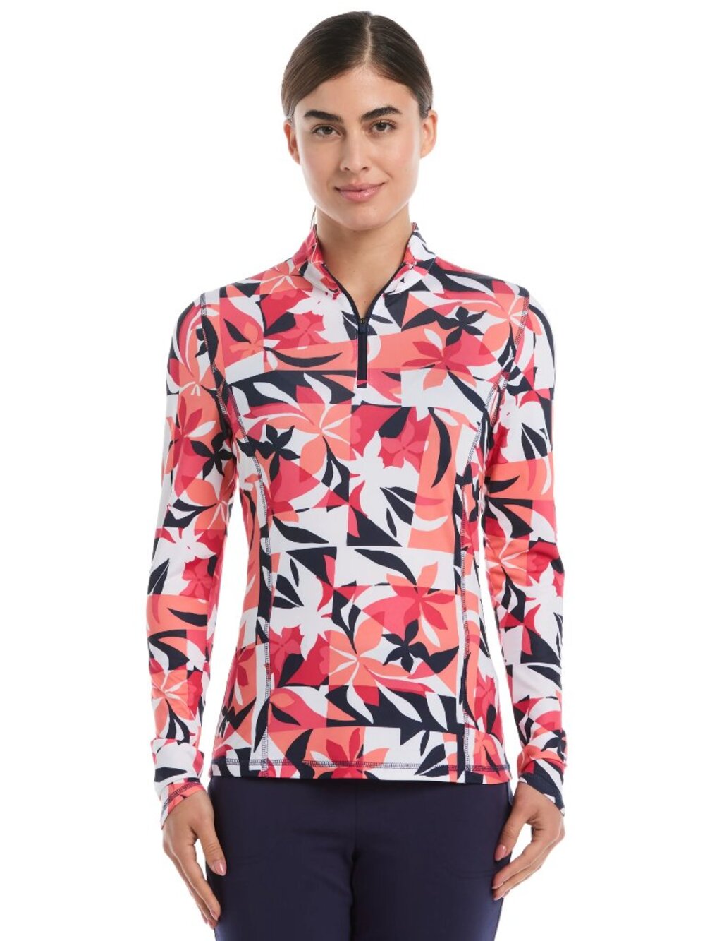 Callaway Golf 1/4 Zip Long Sleeve Sun Pprotection Top Weather Series L